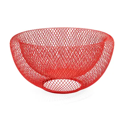 Produktbild von MOMA Wire MESH Bowls | OBSTSCHALEN Rot