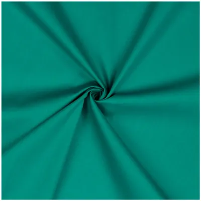 Baumwoll-Popeline 6014 Seegrün – Uni Baumwollstoff Meterware mit Oeko-Tex Zertifikat.
