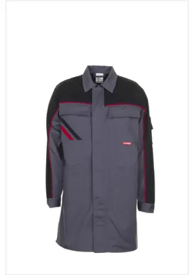 Produktbild von Planam Highline Berufsmantel schiefer/schwarz/rot Gr. 52, 2352052