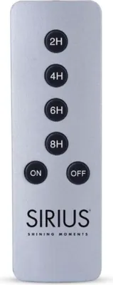 Produktbild von Sirius Fernbedienung silber Aluminium