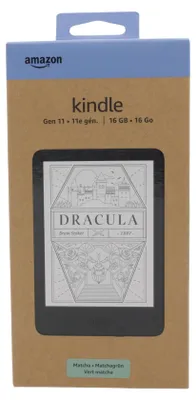 Produktbild von Amazon Kindle , 15,2 cm (6"), AZW3, AZW, TXT, PDF, MOBI, PRC, DOC, DOCX, HTML, EPUB, RTF, AAX, JPEG, GIF, PNG, BMP, 16 GB, USB Typ-C