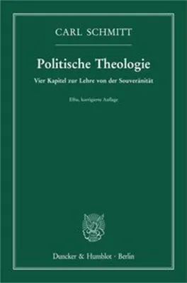 Produktbild von Politische Theologie.