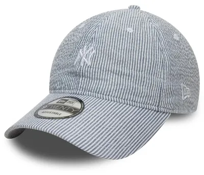 Image de Casquette New Era 9TWENTY New York Yankees MLB en seersucker bleu marine