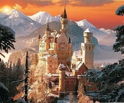 Produktbild von Norimpex Diamant Gemä lde Neuschwanstein im Winter 30x40cm