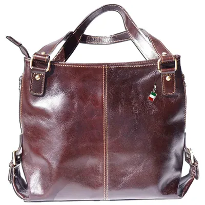 Obrázek produktu pro Kožená taška přes rameno Florence shopper hnědá OTF136N