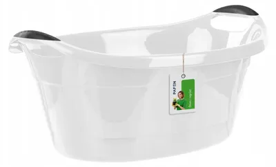 Produktbild von Pafen Wäschewanne oval grau 25L Fassungsvermögen