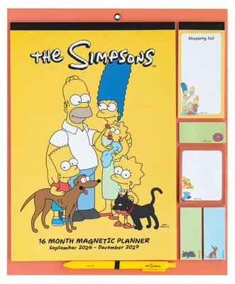 Produktbild von The Simpsons magnetischer Planer 2026/27 30 x 35 cm