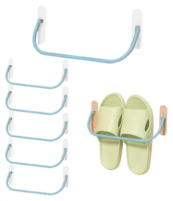 Produktbild von 6 Stück Schuhregal zur Wandmontage, faltbar, ohne Bohren