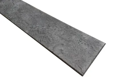 Obrázek produktu pro DECCART | Stropní panely | Pěnové stěnové panely | Lamely na desce | Stěnové akustické | Tmavý beton | 100 cm x 16,7 cm | 0,16m²
