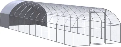 Produktbild von Outdoor-Hühnerstall 3x12x2 m Verzinkter Stahl