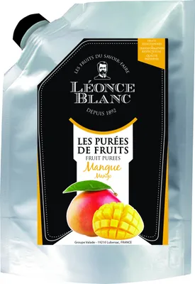 Produktbild von Leonce Blanc Mango-Frucht-Püree 1kg exotisches Mango-Püree Indien angenehm süß