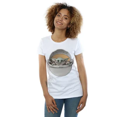 Produktbild von Star Wars - "The Mandalorian The Child" T-Shirt für Damen BI43044 (XXL) (Weiß)