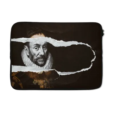 Produktbild von MuchoWow® Laptop Hülle 13 Zoll Wilhelm von Oranien - Alte Meister - Adriaen Thomasz Laptoptasche - Laptophülle - Sleeve - Rundumschutz