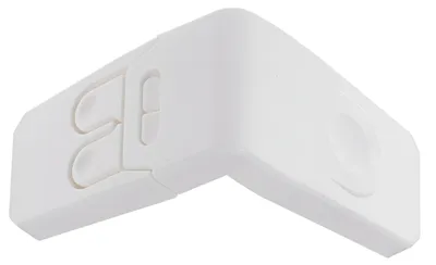 Obrázek produktu pro KIK Úhlové bezpečnostní zařízení zásuvek verze 2 bílé KX7492_2