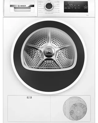 Image de Bosch Serie 4 WTH85208II sèche-linge Pose libre Charge avant 8 kg Noir, Blanc