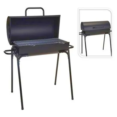 Image de Barbecue Compact Noir Bbq Barbecue Compact Noir Avec Couvercle - Bbq