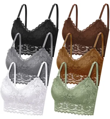 Produktbild von Geyoga Bralette Damen Spitze ohne Bügel