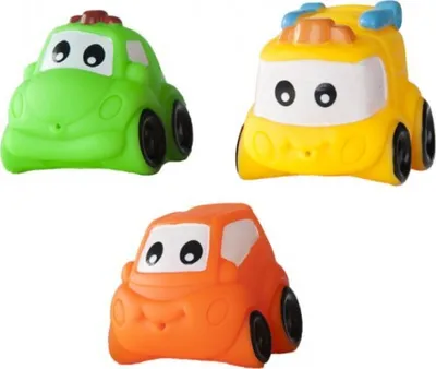 Obrázek produktu pro Hencz Toys Gumová autíčka do vany - 2 ks
