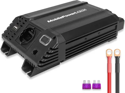 Produktbild von HEYNER® Power Inverter 12V zu 230V, 600 W Dauerleistung, 1200 W Peak