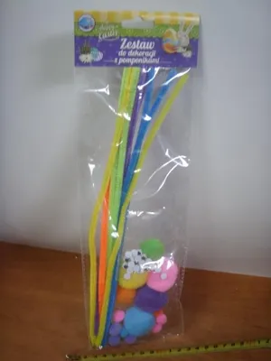Produktbild von Kreativset aus Drahtpompons und Augen DHS1603-20