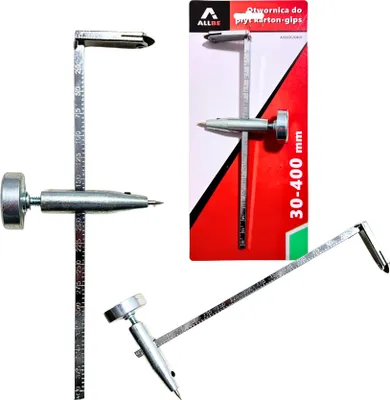 Produktbild von Lochsäge verstellbar 30–400 mm für Gipskarton Trockenbau Werkzeug Handkreissäge