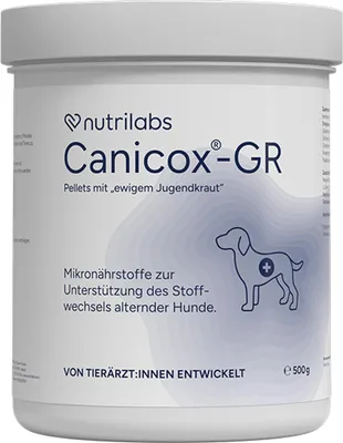 Produktbild von NutriLabs Canicox-GR 500 g Pellets | Stoffwechsel & Gelenke bei Hunden