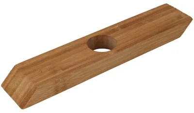 Produktbild von Holz-Weinregal für eine Flasche, 25 x 5 x 2 cm