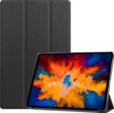 Produktbild von Mobigear Tri-Fold Lenovo Tab P11 Pro Gen 1 Hülle Klapphülle - Schwarz