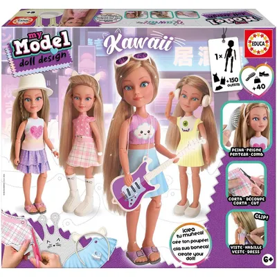 Immagine prodotto di Educa Mymodel Puzzle Kawaii   Per la prima infanzia   Taglia unica