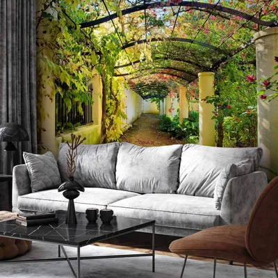 Produktbild von Selbstklebende Folie Fototapete - Pergola 245x175 cm Städte 10110903-18