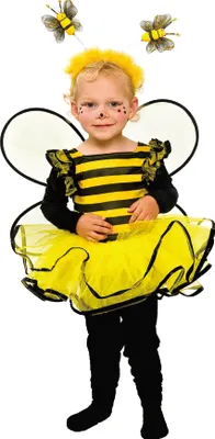 Produktbild von Mottoland Faschingskostüm Bienchen-Kleidchen, Größe 116, Farbe original