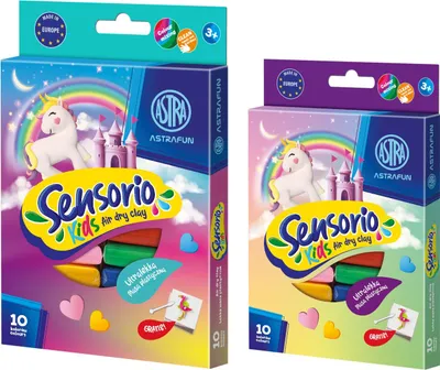 Obrázek produktu pro Plastová hmota Sensorio Kids Unicorn 10 barev Astra