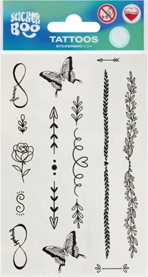 Produktbild von Leben Tattoos 10x18 Aufkleber Boo 559313