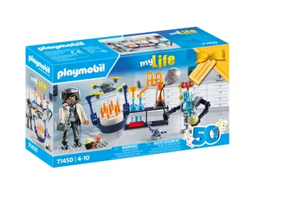 Produktbild von PLAYMOBIL My Life 71450 Forscher mit Robotern