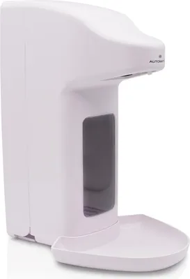 Produktbild von Euraneg Touchless Automatikspender Kunststoff für 500ml-Euroflaschen inkl. Tropfschale, weiß