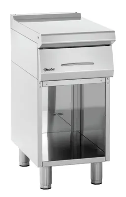 Produktbild von Arbeitstisch mit offenem Unterbau Serie 700, 400 mm breit