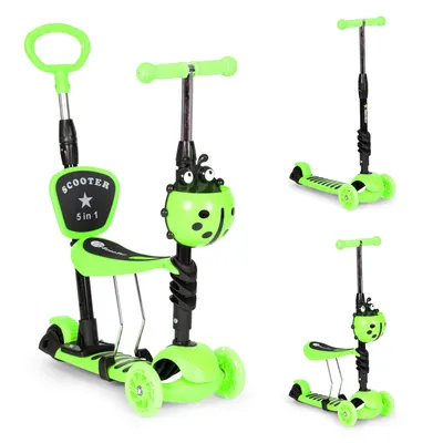 Obrázok produktu pre Led rovnováha trojkolka 5v1 ladybird kolobežka