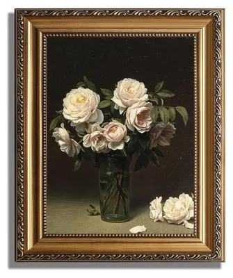 Immagine prodotto di Cornice dorata vintage con vetro acrilico infrangibile - 12 x 16 cm