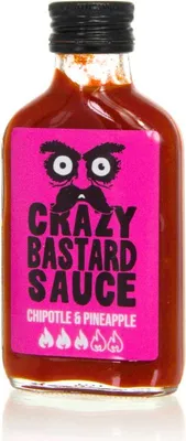 Produktbild von Crazy Bastard Hot Sauce - Chipotle & Pineapple