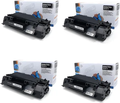 Produktbild von 4x Toner (ersetzt HP Q5949A (49A) / Q7553A (53A))