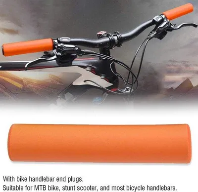 Produktbild von Anti-slip Fahrradgriffe mit Endkappen, Ultralight Bike Locking Grips