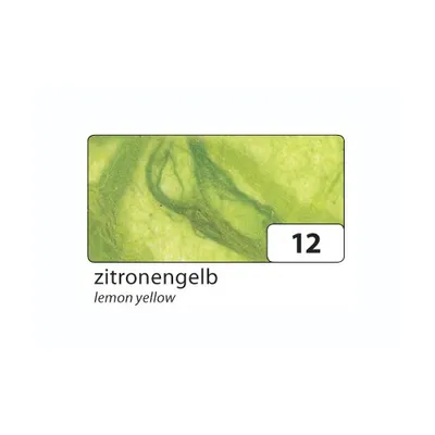Produktbild von folia Strohseide (B)470 x (H)640 mm 25 g/qm zitronengelb (Preis pro Stück)