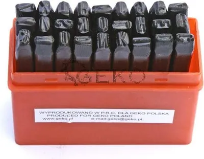 Obrázek produktu pro Děrovače na písmena 27ks 6mm 01825