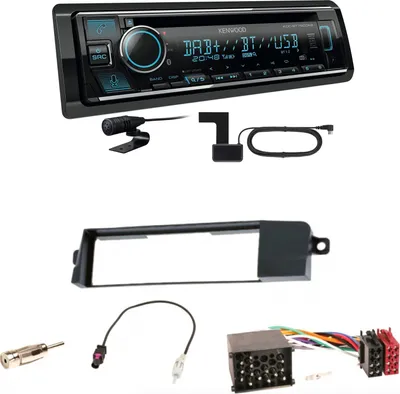 Produktbild von Kenwood KDC-BT760DAB Bluetooth Digitalradio CD USB Einbauset für BMW 3er E46