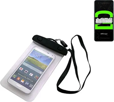 Produktbild von K-S-Trade Schutz Hülle Handy Hülle Kompatibel mit Oppo Reno Ace 2 Beach Bag wasserdicht 16cm x 10cm Schutzhülle Staub Sand Flachwasser Beachbag