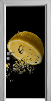 Produktbild von Tür Selbstklebende 90x210 cm Türfolie Türtapete Klebefolie - Früchte Spritzen