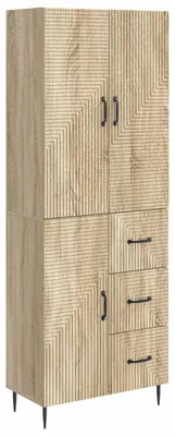 Obrázok produktu pre Sada skríň 2 pcs Dub sonoma 66 x 34,5 x 89,5 cm