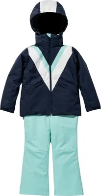 Produktbild von Phenix Kids Skijacke und Hose ARROW Jr dunkelblau-türkis Größen für Kinder: 6-10 l