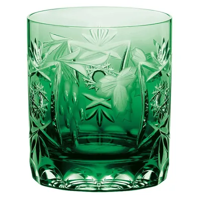 Produktbild von Nachtmann Vorteilsset 2 x  1 Glas/Stck Whisky pur 3263/9cm Traube smaragd 35897 und Geschenk + Spende