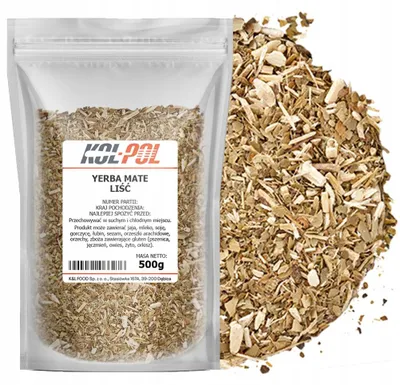 Zdjęcie produktu dla YERBA MATE 500g Herbata zielona liściasta naturalna wysoka jakość Kol-Pol
